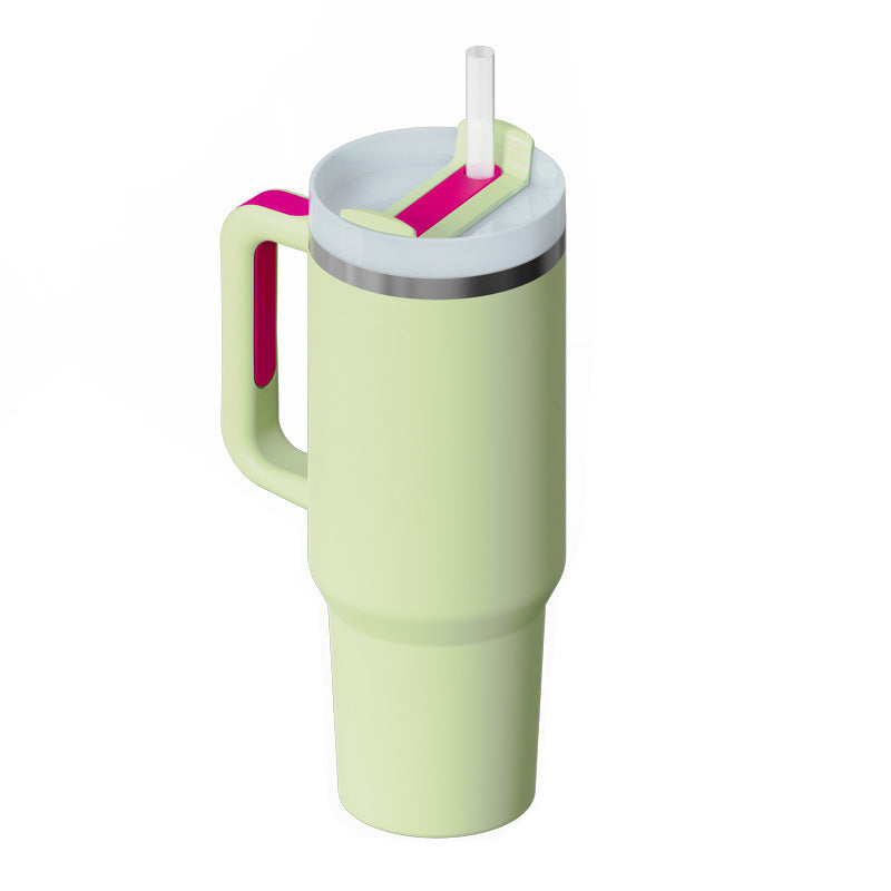 ChillMug™ – Isolierter Trinkbecher mit Griff & Strohhalm | 40 oz Thermobecher für unterwegs