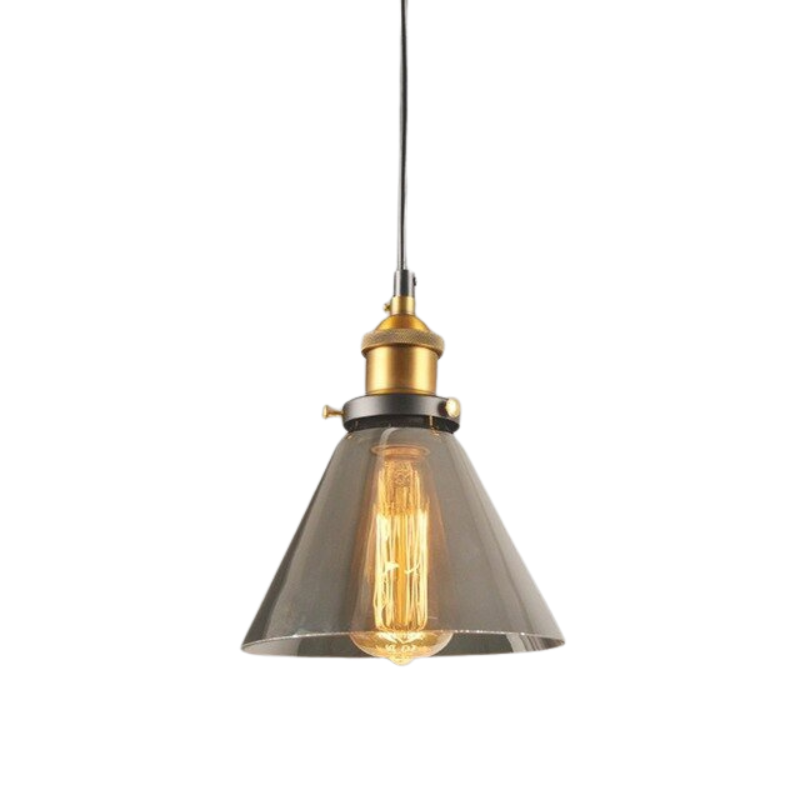 GlassHaven™ – Elegante Industrie-Pendelleuchte aus Glas im Loft-Design