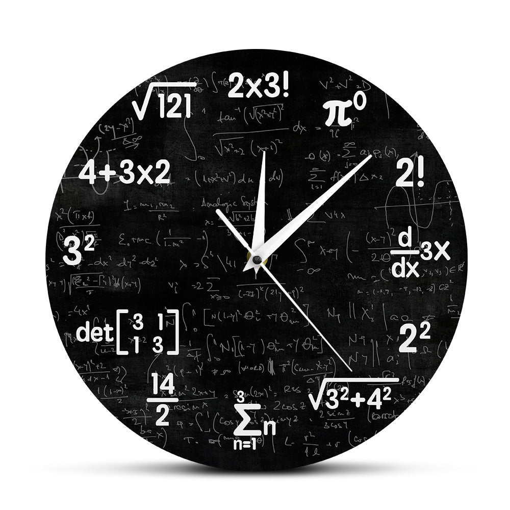 NumeraTime™ – Geometrische Wanduhr mit mathematischem Design