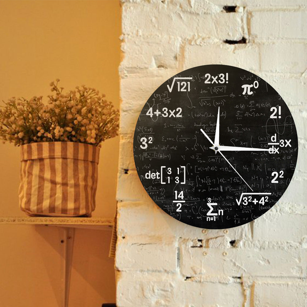 NumeraTime™ – Geometrische Wanduhr mit mathematischem Design