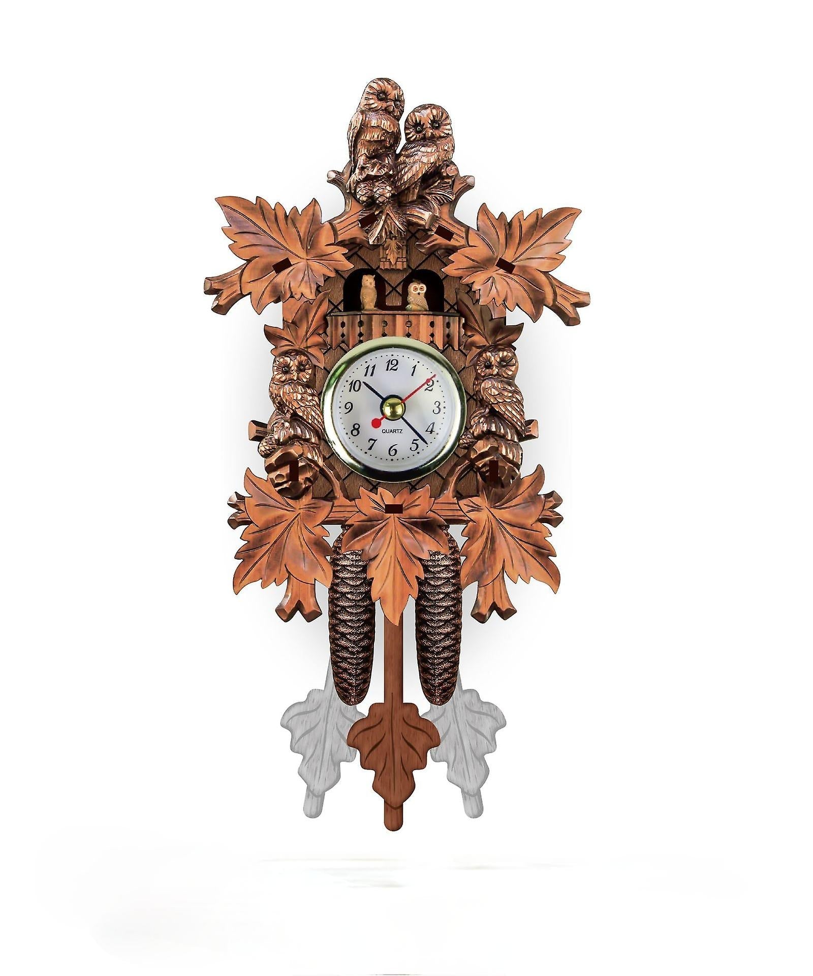TimberSwing™ – Nostalgische Holz-Wanduhr mit Pendel-Design für stilvolle Wohnräume
