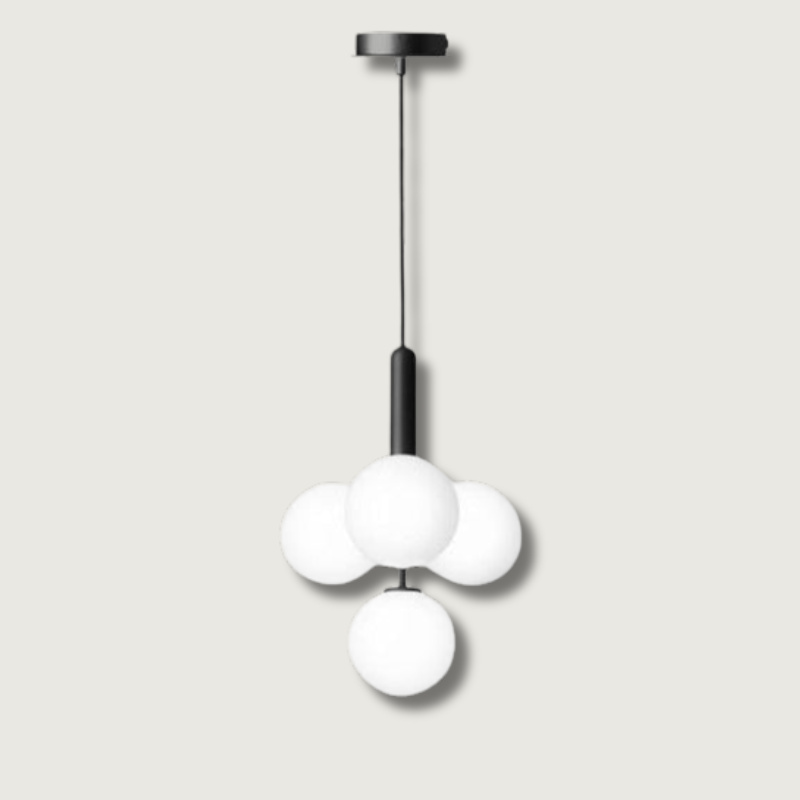 CrystalGlow™ Pendelleuchte – Moderne Hängelampe aus Glas & Aluminium