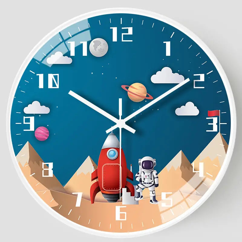 QuietCosmos™ – Moderne Wanduhr im minimalistischen Design