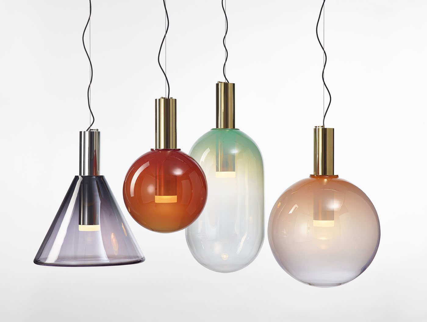 OpalGlow™ Pendelleuchte – Elegante Glas-Hängelampe für moderne Wohnräume (GU10)
