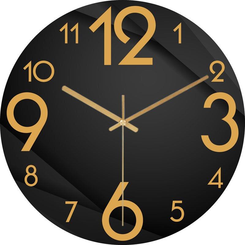 TimeCraft™ – Moderne Design-Wanduhr aus Holz mit geräuschlosem Uhrwerk