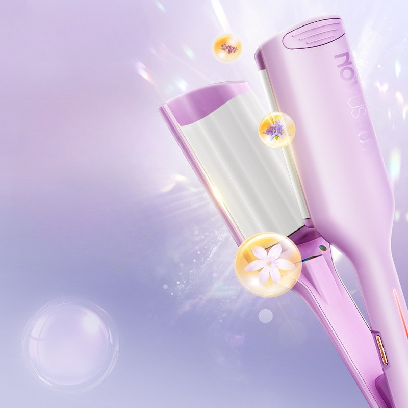 CurlElite™ – Schnellheizender Anti-Scald Deep-Wave Curler für mühelose Wasserwellen