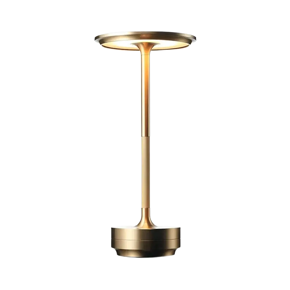 ZenNest™ Japandi LED Tischleuchte – Wiederaufladbare Design-Lampe für Schlafzimmer, Büro & Camping