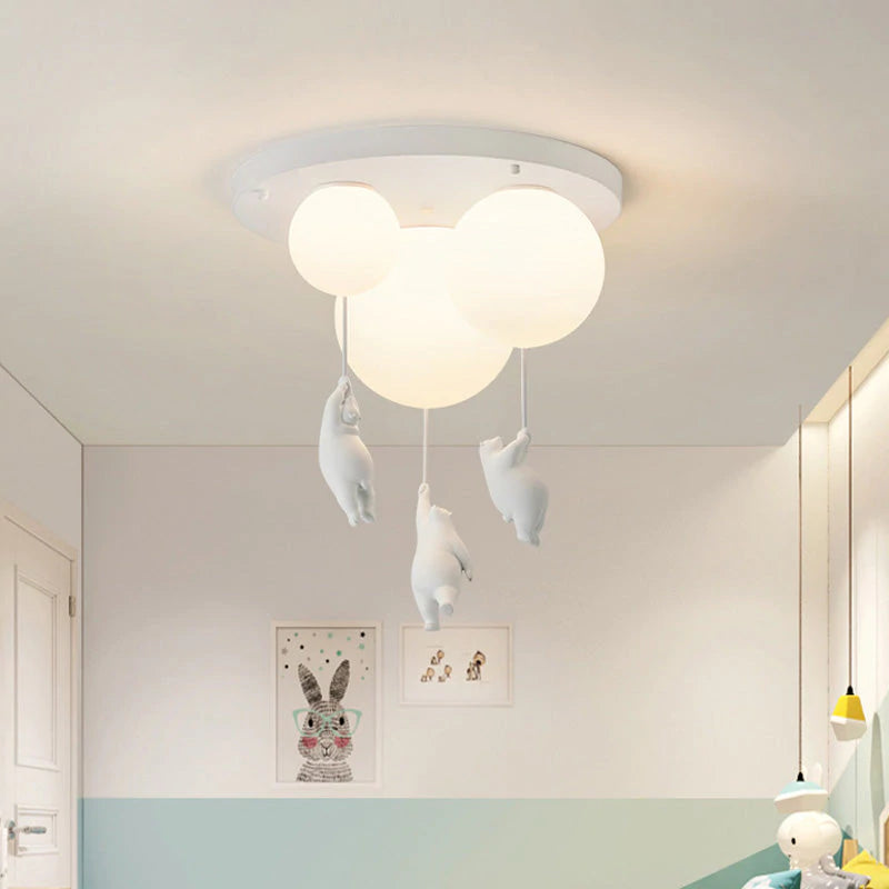 SkyLoom | Bär & Ballon Pendelleuchte für Kinderzimmer – Magische Atmosphäre & verspieltes Design