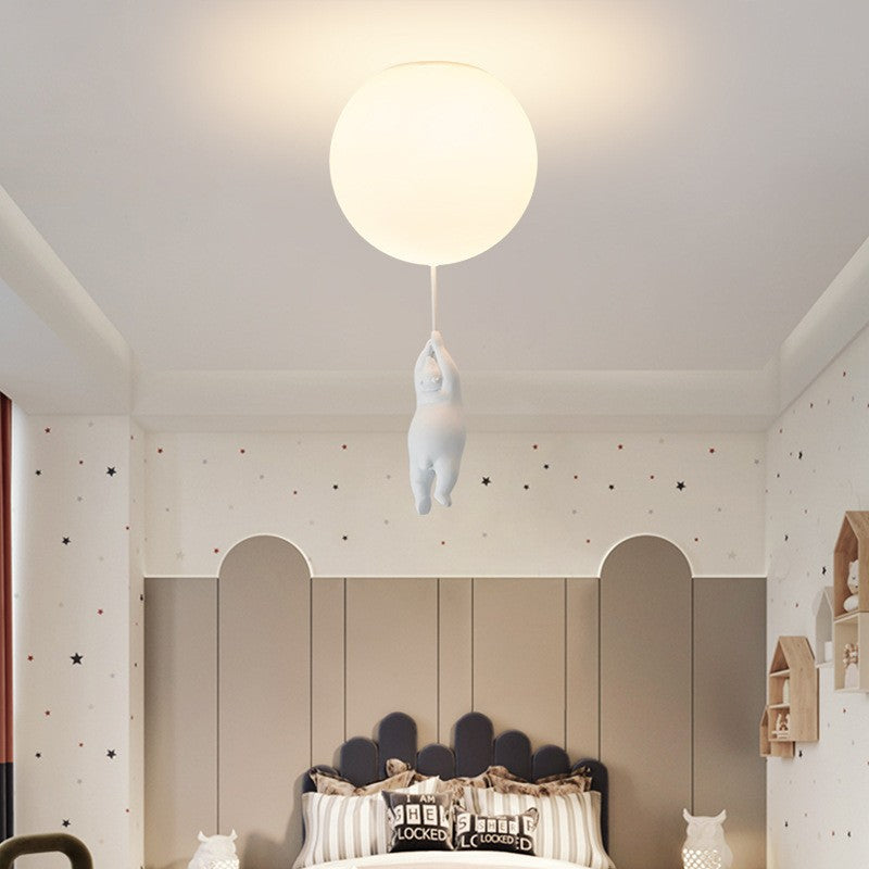SkyLoom | Bär & Ballon Pendelleuchte für Kinderzimmer – Magische Atmosphäre & verspieltes Design