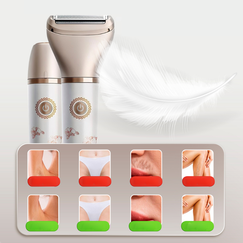 SmoothGlow™ – 2-in-1 Lady Shaver für sanfte & glatte Haut