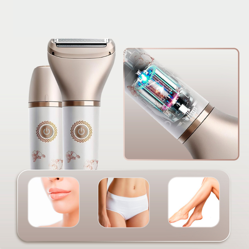 SmoothGlow™ – 2-in-1 Lady Shaver für sanfte & glatte Haut