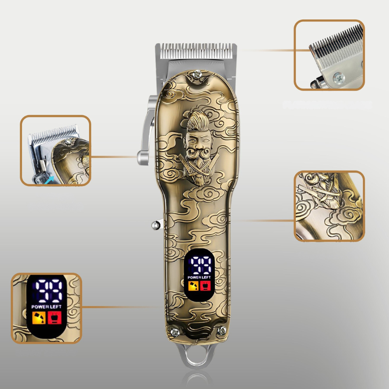 TrimMaster™ – 4-in-1 Professionelles Haarschneider-Set für Kopf, Bart & Körper