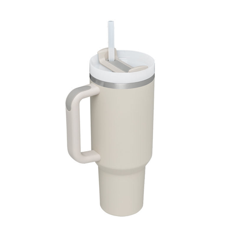 ChillMug™ – Isolierter Trinkbecher mit Griff & Strohhalm | 40 oz Thermobecher für unterwegs