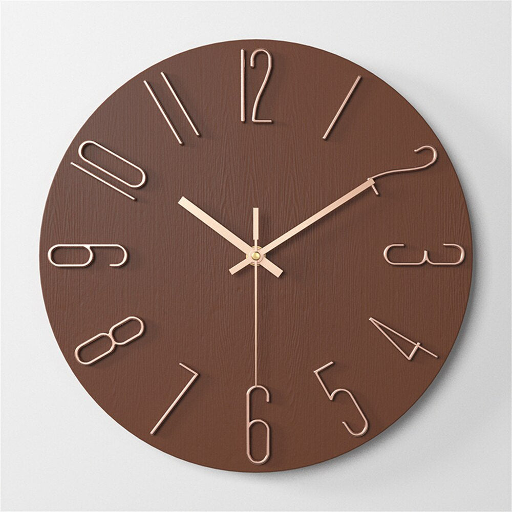 TechTick™ – Moderne Kunststoff-Wanduhr im zeitlosen Design