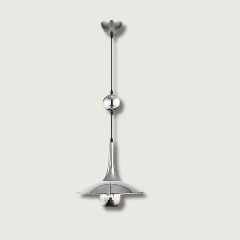 ChromeLuxe™ Pendelleuchte – Moderne Hängelampe mit Chrom-Finish für stilvolle Räume