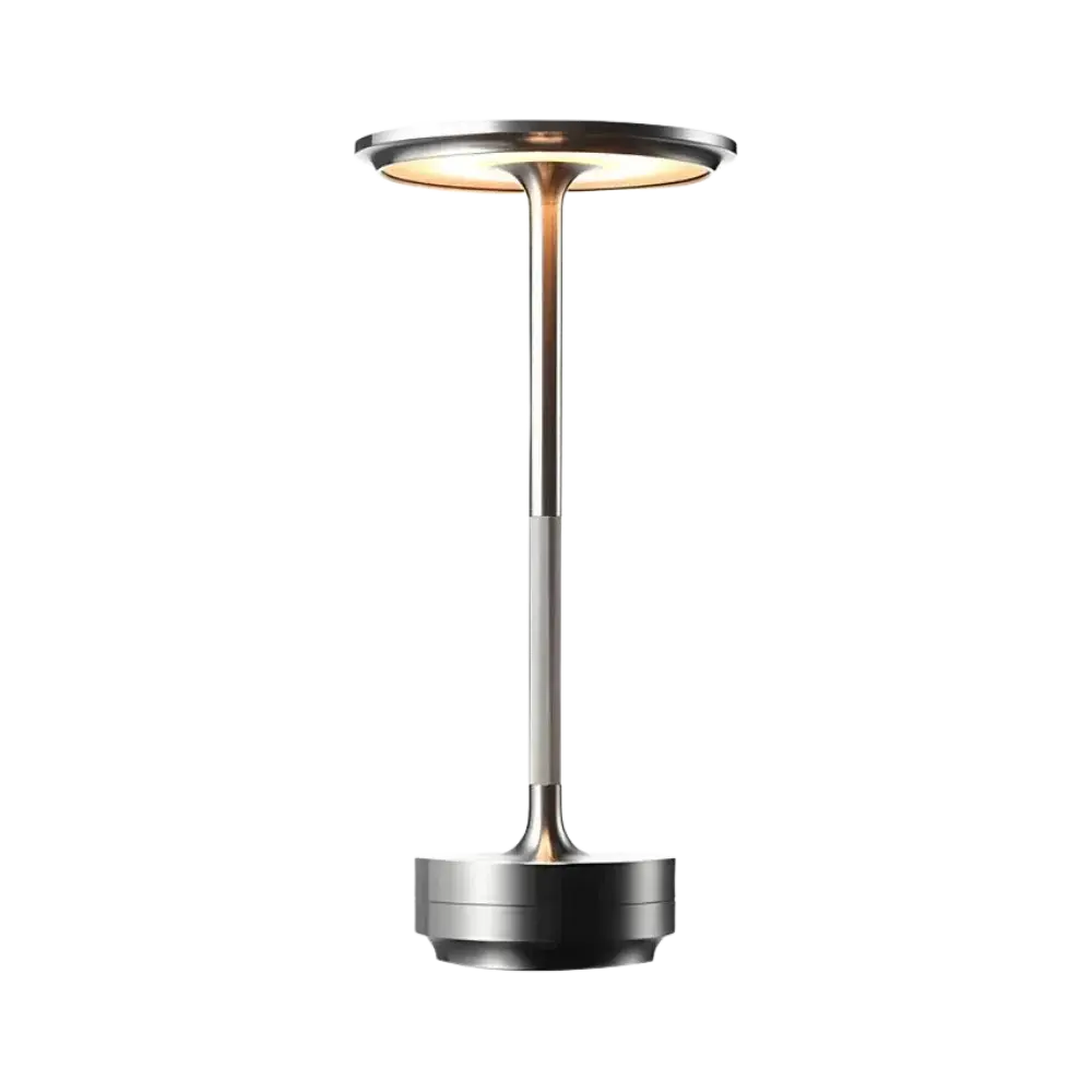 ZenNest™ Japandi LED Tischleuchte – Wiederaufladbare Design-Lampe für Schlafzimmer, Büro & Camping