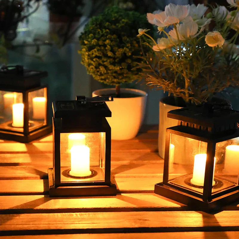 SolarHeat™ Solar-Powered LED Lantern – Solar-LED-Laterne für Garten, Terrasse & Balkon - Less Goods