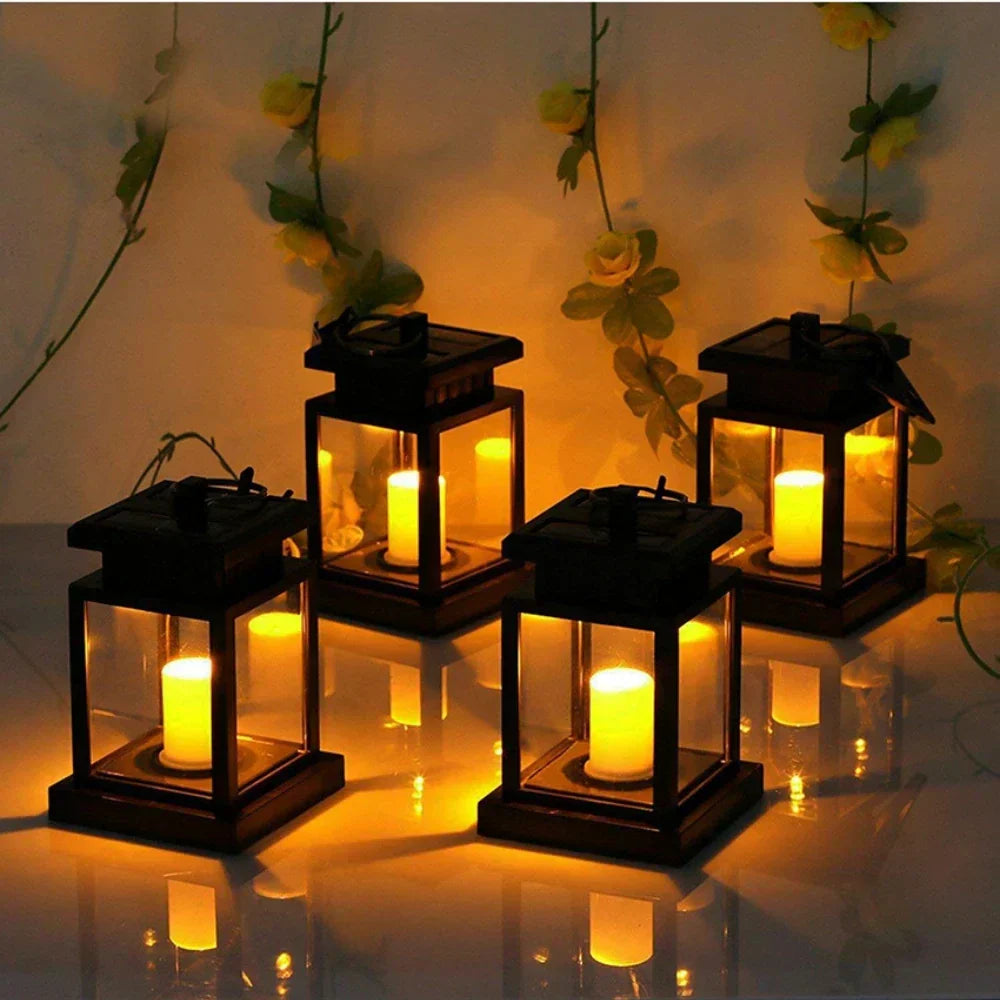 SolarHeat™ Solar-Powered LED Lantern – Solar-LED-Laterne für Garten, Terrasse & Balkon - Less Goods