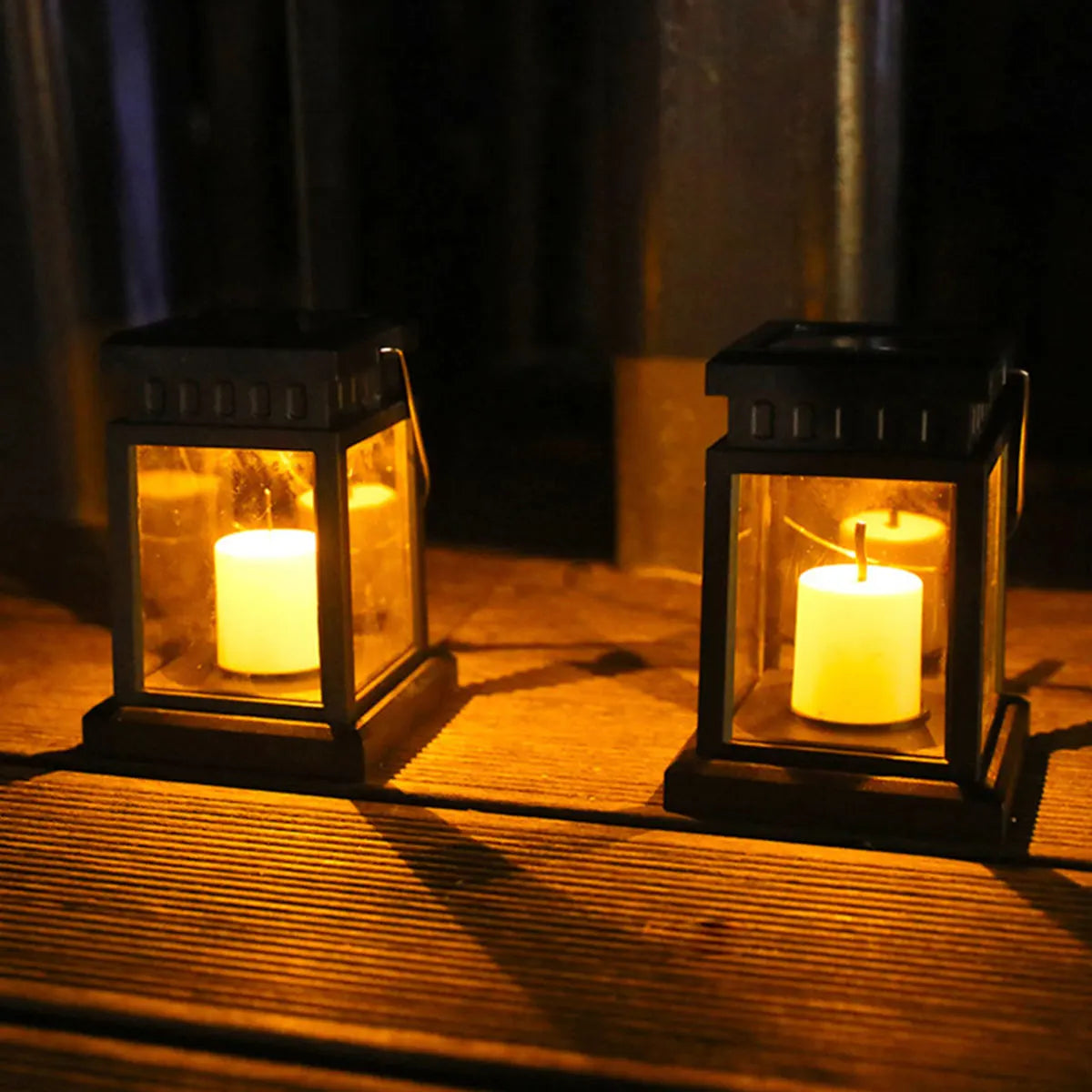 SolarHeat™ Solar-Powered LED Lantern – Solar-LED-Laterne für Garten, Terrasse & Balkon - Less Goods