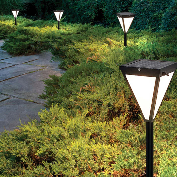 Orr™ Modern Design Solar LED Outdoor Lamp – Wetterfeste Garten- & Wegeleuchte in Schwarz