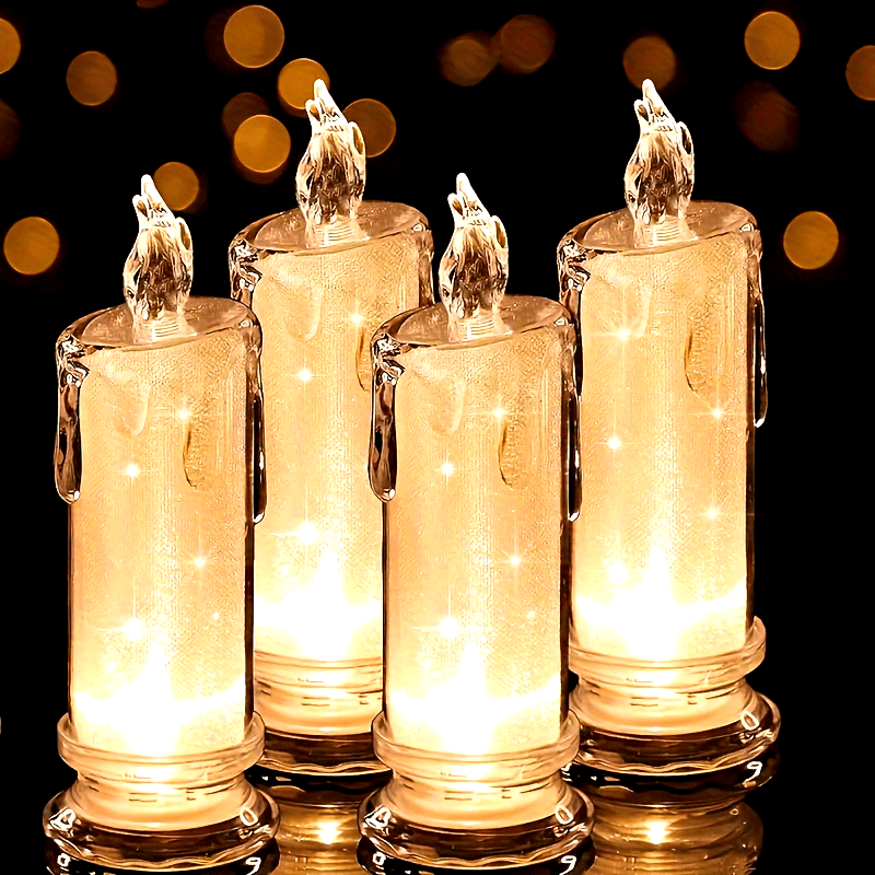 VividFlame™ LED Flammenlose Kerzen – 3er Set für sichere & stimmungsvolle Beleuchtung
