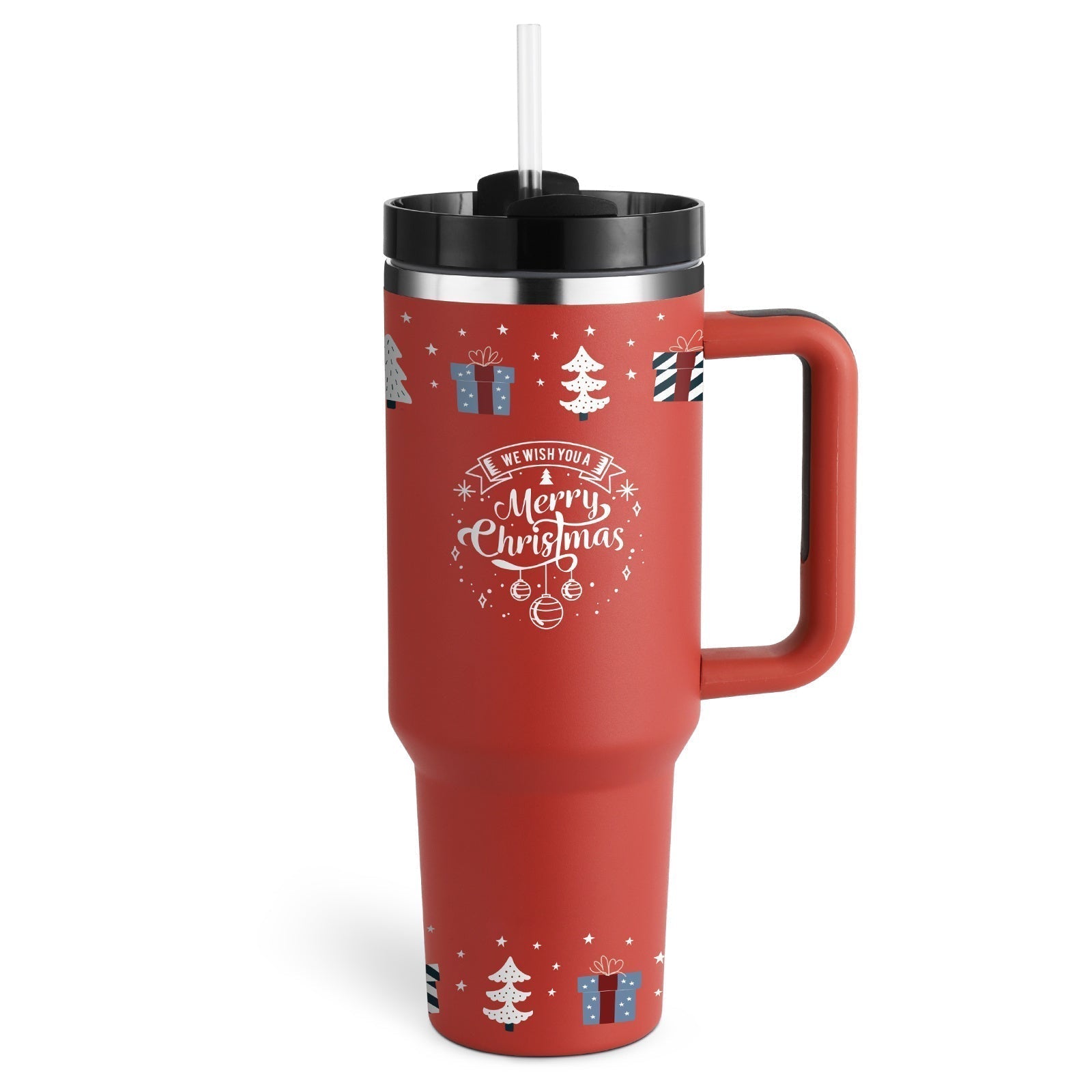 ChillMug™ – Isolierter Trinkbecher mit Griff & Strohhalm | 40 oz Thermobecher für unterwegs