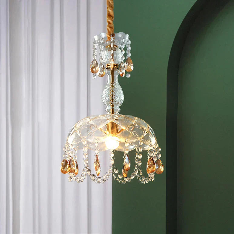 OpalGleam™ Kronleuchter – Luxuriöse Designer-Kristall-Hängelampe für Wohn- & Esszimmer (LED)