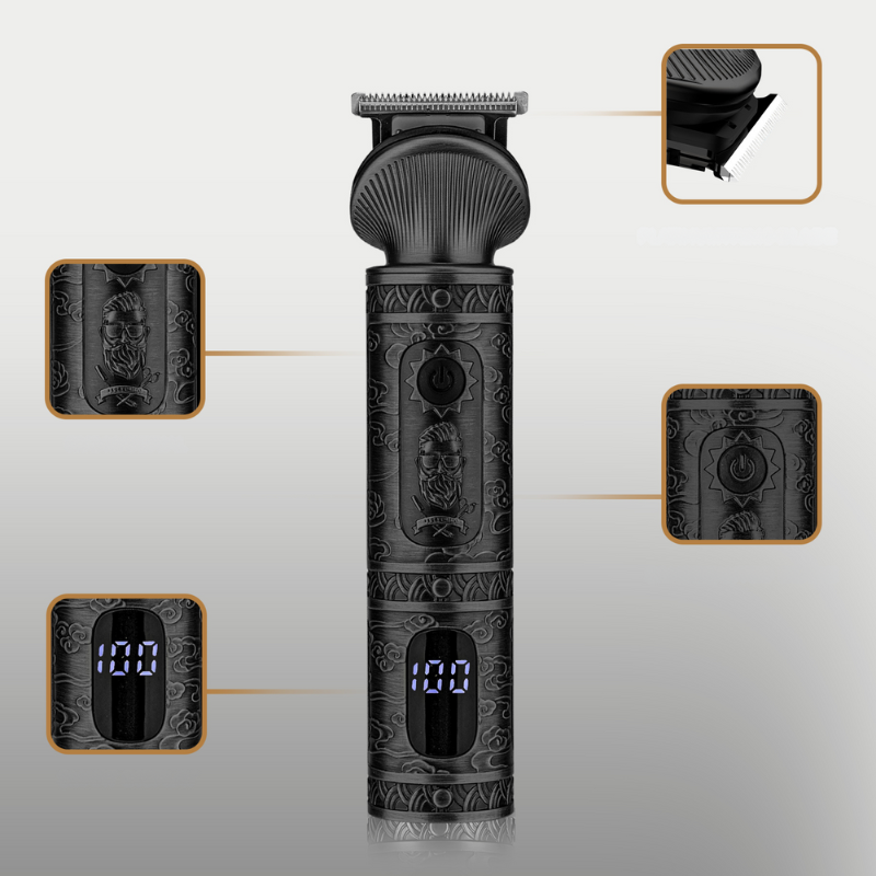 BeardMaster™ – 6-in-1 Trimmer für Bart, Haare & Körper mit Aufbewahrungsständer