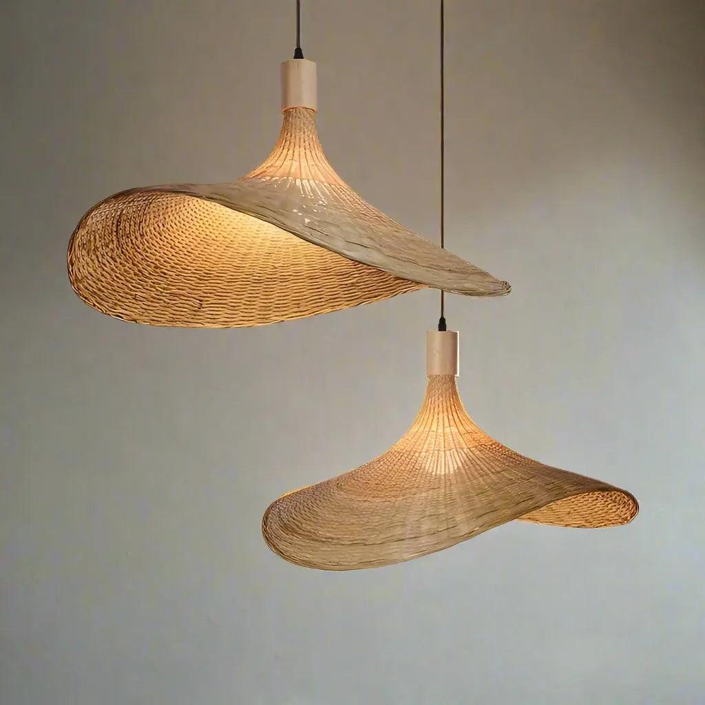 RusticAura™ Holzleuchte – Handgefertigte Pendelleuchte aus Massivholz im Natur-Design