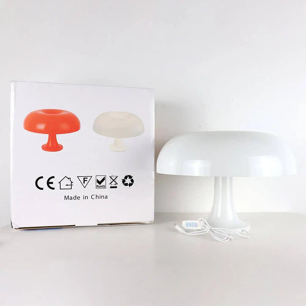GlowShroom™ – Nordische Pilz Tischlampe mit Dimmer
