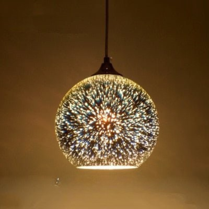 SphereGlow™ Glas-Pendelleuchte – Sternenlicht-Design aus Glasstein für stilvolle Räume