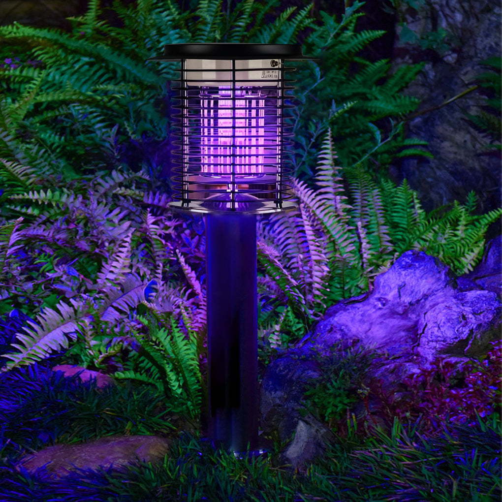 MosqGuard™ Solar & USB Mosquito Killer Lamp – Wetterfeste Insektenlampe mit LED & UV-Zapper
