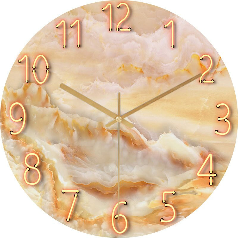 TimeCraft™ – Moderne Design-Wanduhr aus Holz mit geräuschlosem Uhrwerk