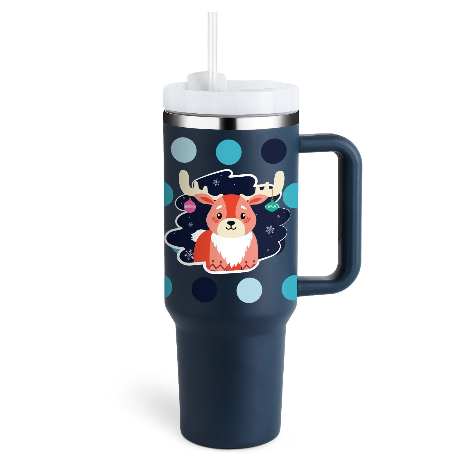 ChillMug™ – Isolierter Trinkbecher mit Griff & Strohhalm | 40 oz Thermobecher für unterwegs