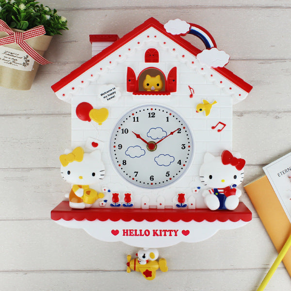 KiddieClock™ – Bunte Kinder-Wanduhr mit fröhlichen Cartoon-Motiven