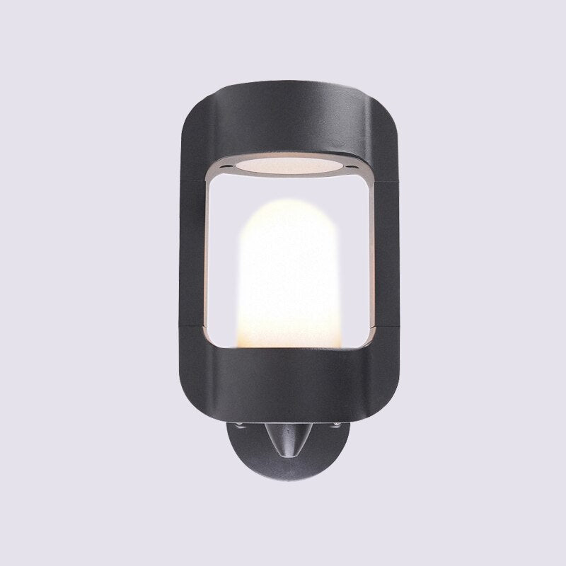 AmberGlow™ Outdoor Lamp – Elegante Außenleuchte aus Bernsteinglas