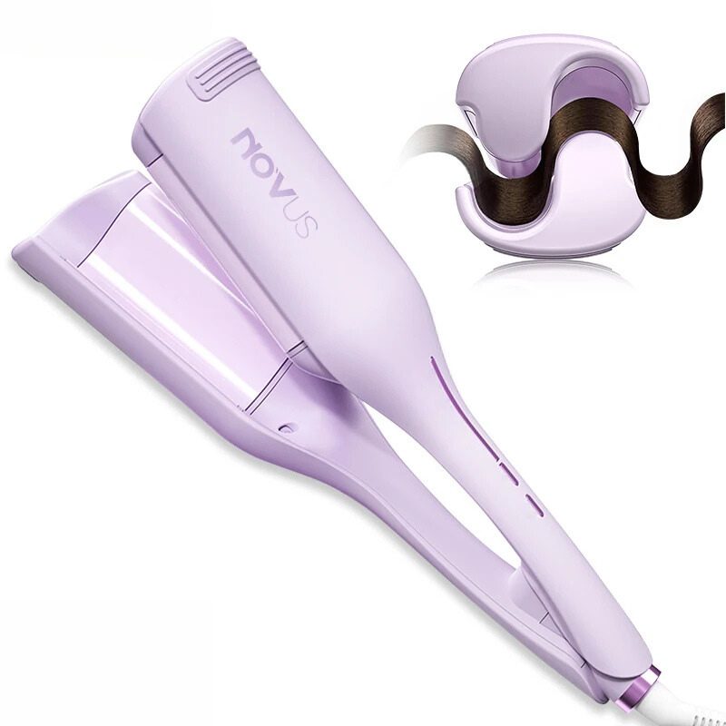 CurlElite™ – Schnellheizender Anti-Scald Deep-Wave Curler für mühelose Wasserwellen