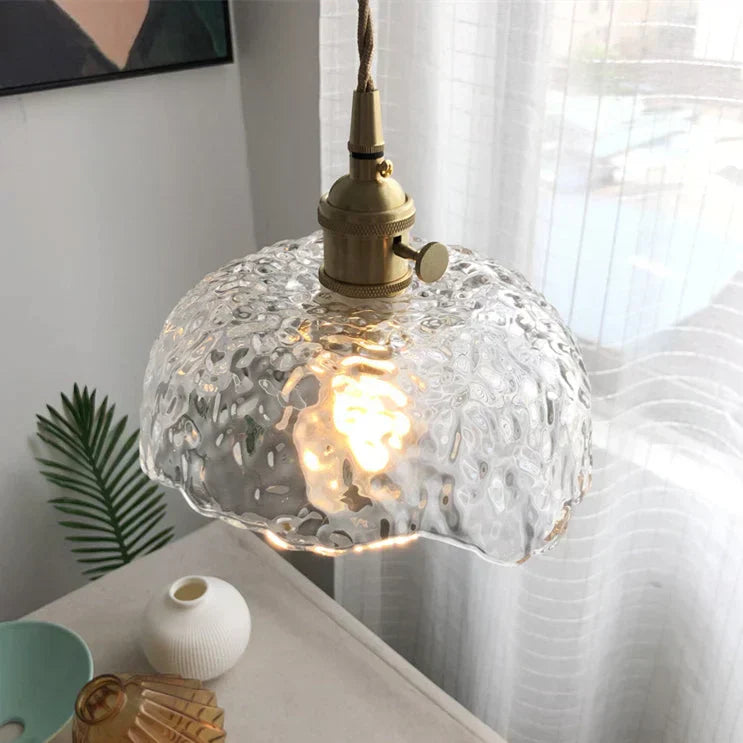 GlasTangle™ Pendelleuchte – Moderne Hängelampe aus Glas & Messing mit kreativem Design (E27)