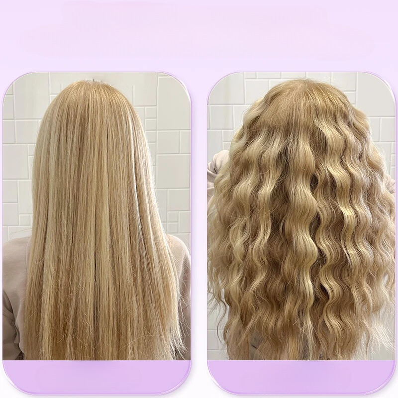 CurlElite™ – Schnellheizender Anti-Scald Deep-Wave Curler für mühelose Wasserwellen