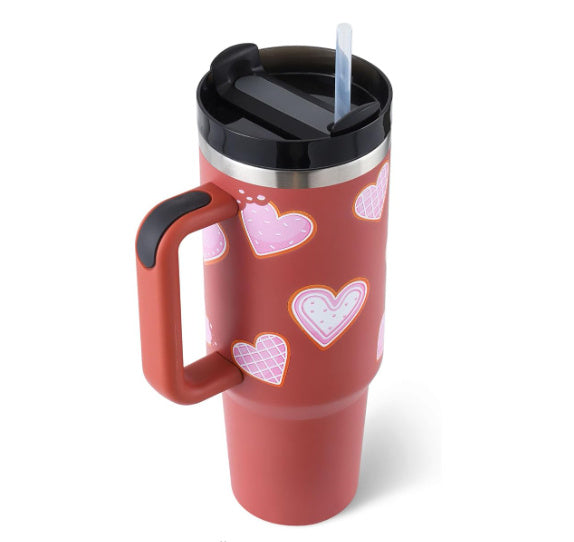 ChillMug™ – Isolierter Trinkbecher mit Griff & Strohhalm | 40 oz Thermobecher für unterwegs