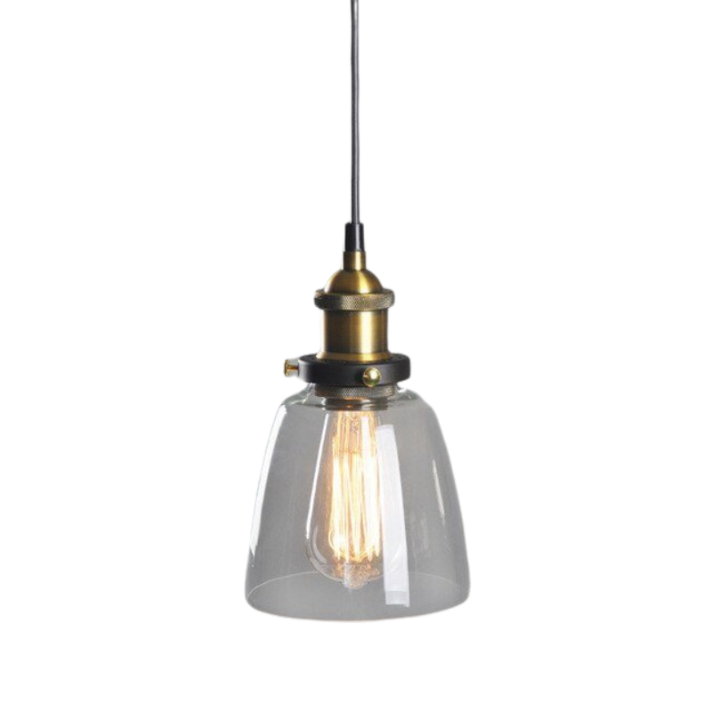 GlassHaven™ – Elegante Industrie-Pendelleuchte aus Glas im Loft-Design