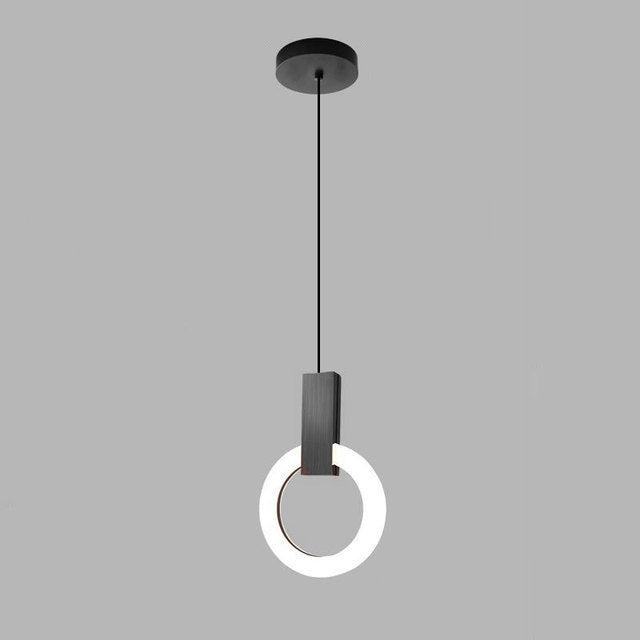 AuraRing™ Pendelleuchte – Minimalistische LED-Hängelampe im nordischen Ring-Design