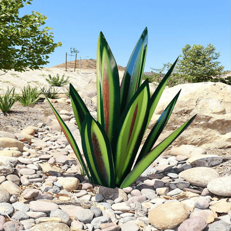 SolarAgave™ – Handgefertigte wasserdichte Solar-Gartenlampe | Stilvolle Außenbeleuchtung & Gartendeko