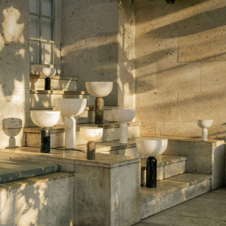 StoneRadiance™ Tischlampe – Elegante Design-Tischleuchte mit Marmorsockel & warmem LED-Licht