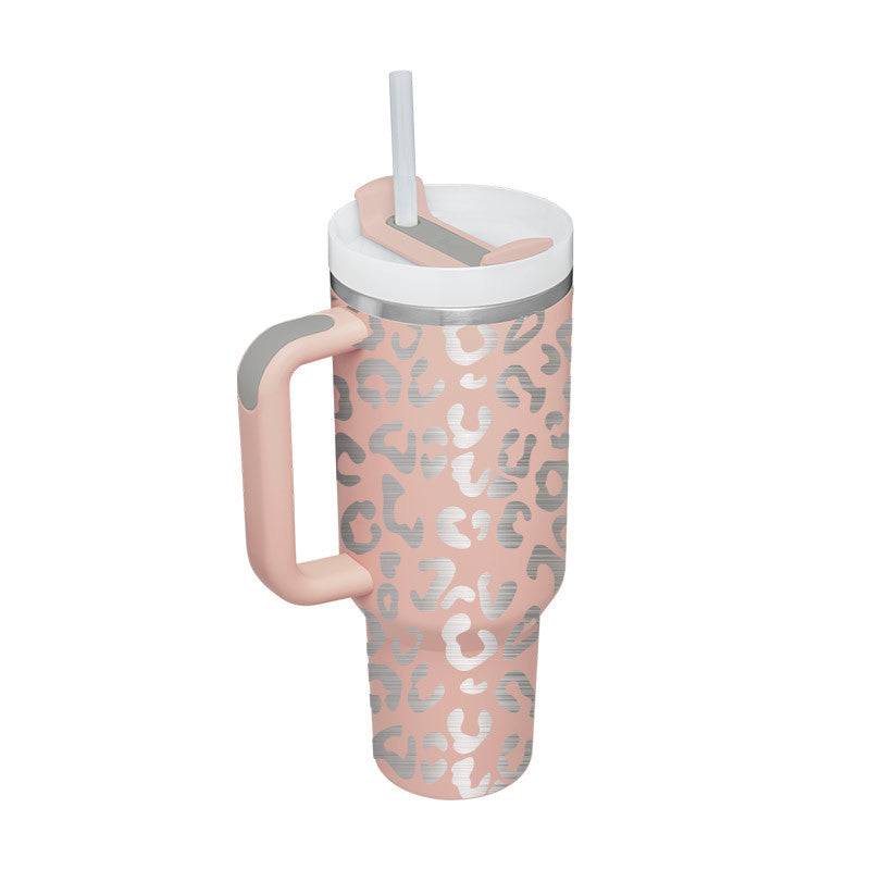 ChillMug™ – Isolierter Trinkbecher mit Griff & Strohhalm | 40 oz Thermobecher für unterwegs