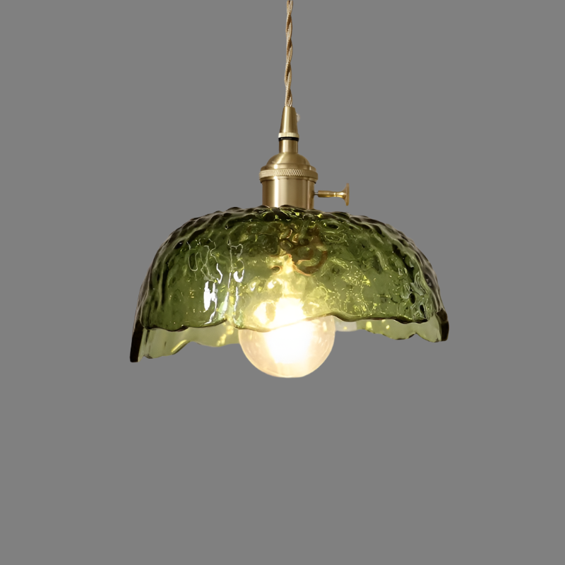 GlasTangle™ Pendelleuchte – Moderne Hängelampe aus Glas & Messing mit kreativem Design (E27)
