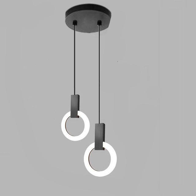 AuraRing™ Pendelleuchte – Minimalistische LED-Hängelampe im nordischen Ring-Design