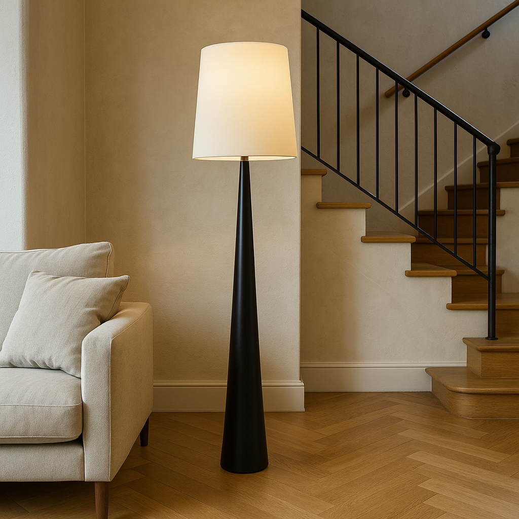 Avion™ Modern Minimalist Floor Lamp – Skandinavische Design-Stehlampe mit warmem LED-Licht