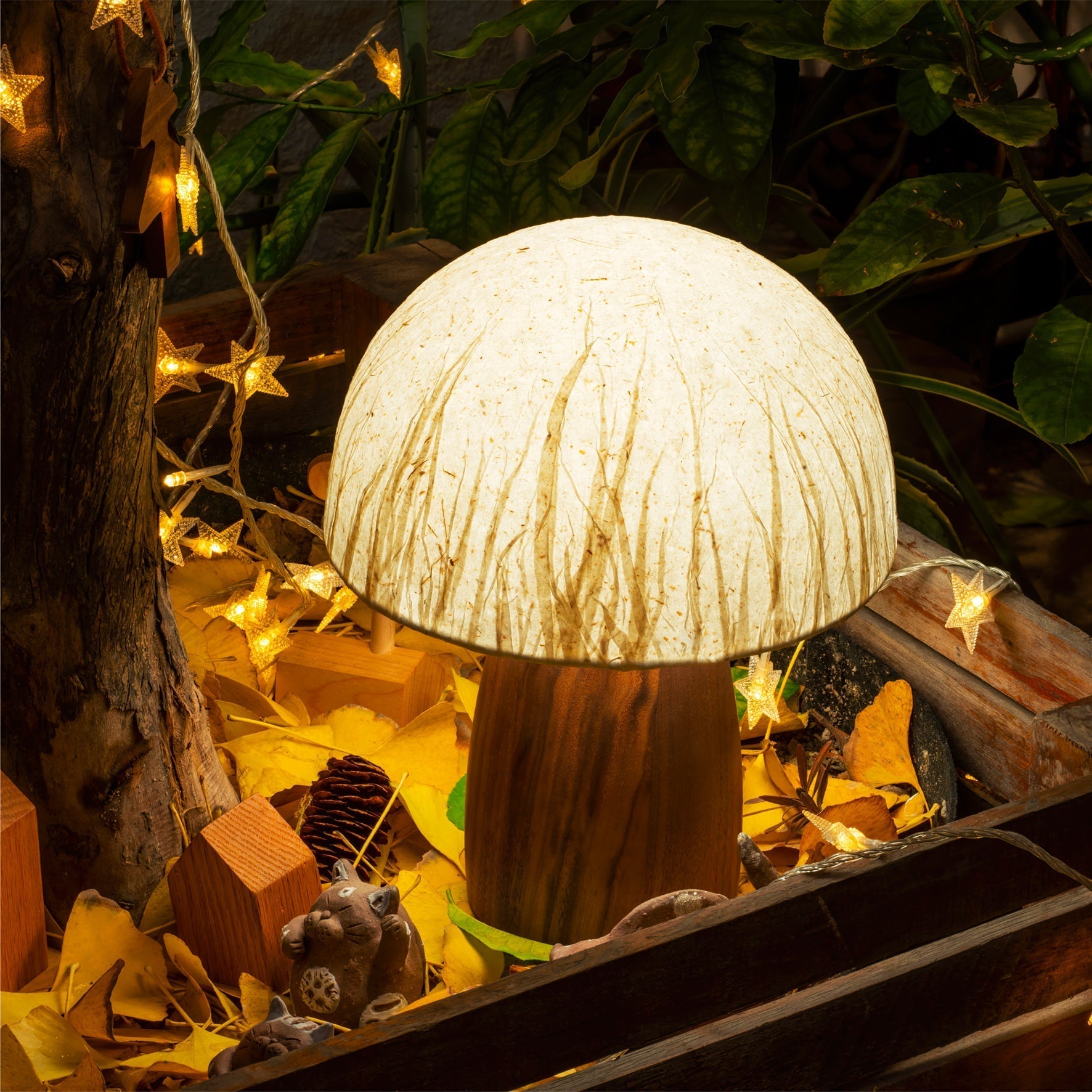 MushroomBeam™ Verspielte Tischleuchte – Pilz-Design Lampe mit warmem, gemütlichem Licht