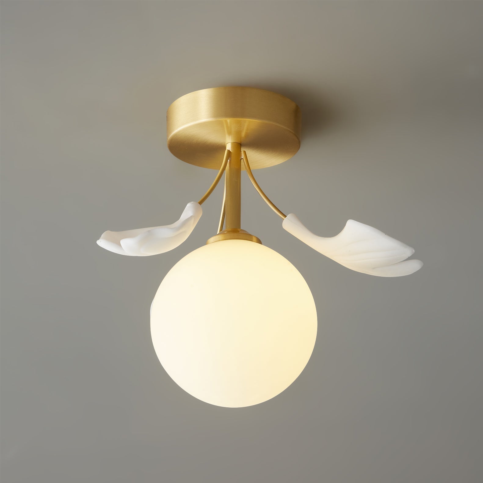 GingkoLuxe™ Deckenleuchte – Elegante Design-Deckenlampe im Gingko-Blatt-Stil (G9)